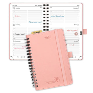 POPRUN 2026 Weekly Planner Pink