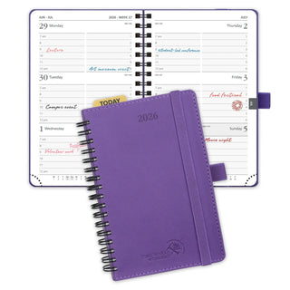 POPRUN 2026 Weekly Planner Purple